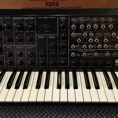 Korg MS-20 mk2 classic monosynth 1982 excellent condition in box with manuals and original leads image 8
