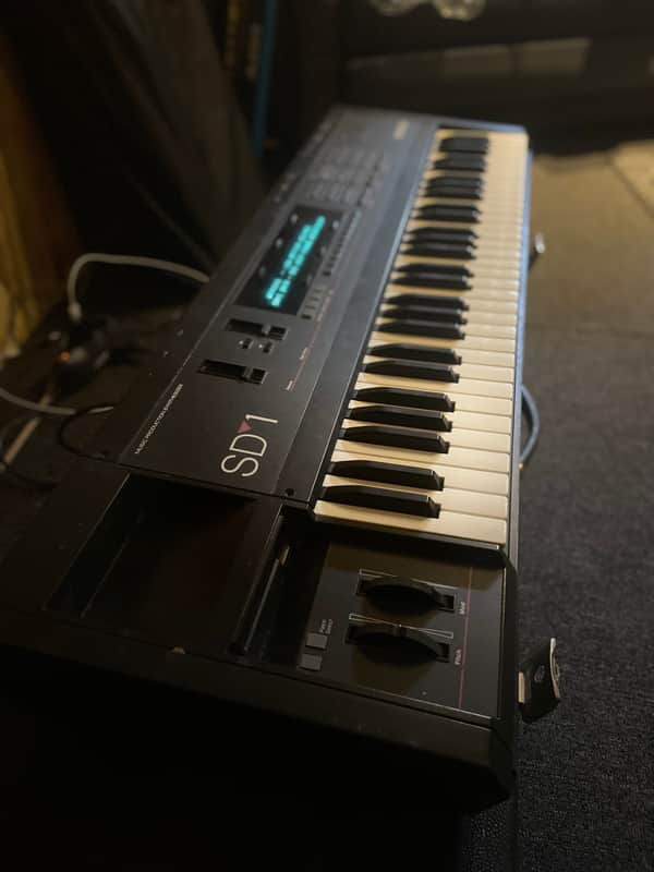 Ensoniq SD-1 Music Production Synthesizer 1990 - Black image 1