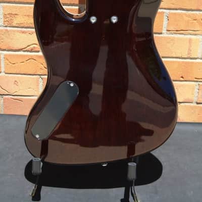 Tribe Wizard 5 Bass-Tobacco Burst-PF Neck image 5
