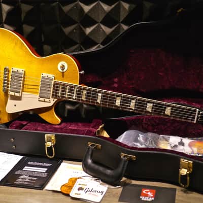 2009 Tom Murphy Aged Gibson Custom Shop 1958 Reissue R8 Lemon Burst with Madagascar rosewood. image 1