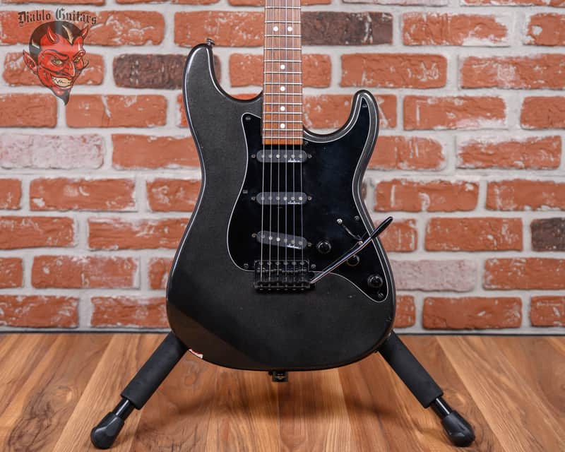 Charvel Model 3 Charcoal Metallic 1988 w/Gigbag (Refin/ Mods) image 1