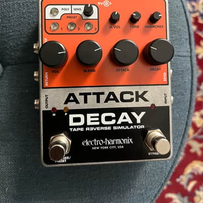 Electro-Harmonix Attack Decay Reverse Tape Simulator 2019 - Present - Orange / Black image 1