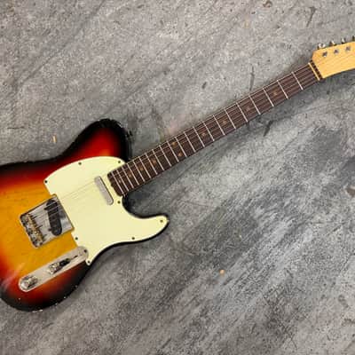 Golden Era Aged Guitars Single Cut Telecaster - 3 tone sunburst relic - Arcane pickups image 1