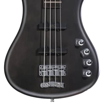 Warwick RockBass Corvette Basic 4-string Bass Guitar - Nirvana Black Transparent Satin image 2
