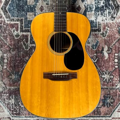 1968 Martin 0018 Vintage Natural Spruce / Mahogany Acoustic Guitar W/ Hardshell Case! image 7