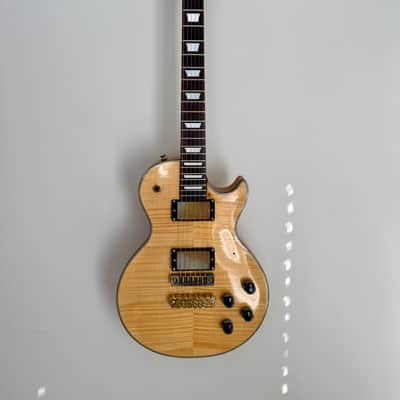 Ibanez Lawsuit Les Paul Electric Guitar 1977 - Natural Flame image 3
