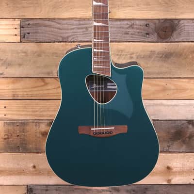 Ibanez ALT30 Acoustic/Electric Guitar Jungle Green Metallic image 1