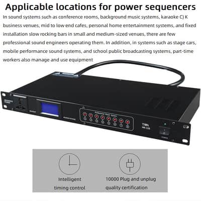 Power Conditioner,9-Outlet Rack Mount Power Sequence Controller Conditioner image 7