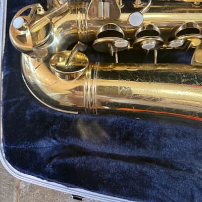 Conn-Star Alto saxophone with case and mouthpiece. Made in USA image 2