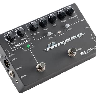 AMPEG SCR-DI BASS DI BOX PEDALIERA BASSO EQUALIZZATORE SCRAMBLER OVERDRIVE XLR OUT image 2