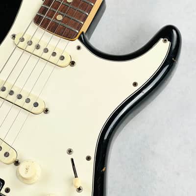 Fender Stratocaster Hardtail 1973 - Black image 6