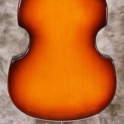 Hofner Contemporary Series Shorty Violin Bass - Burst Finish image 10