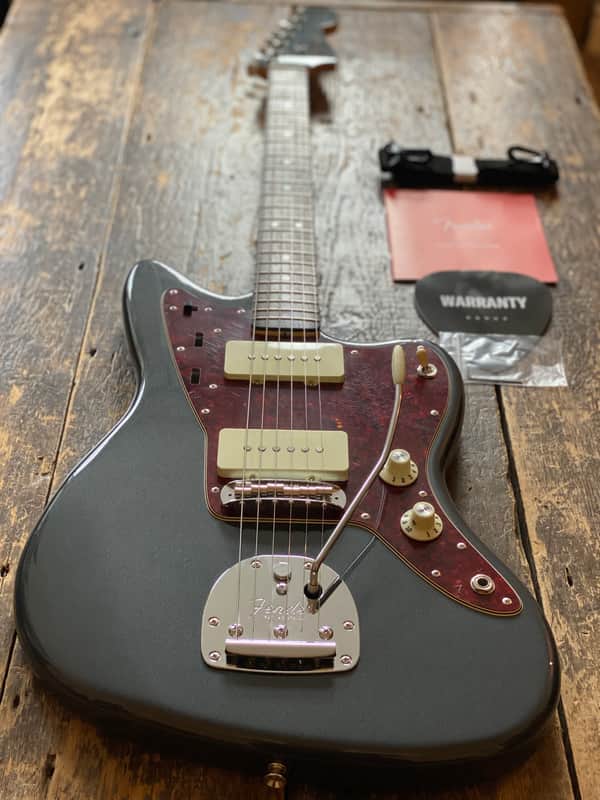 Fender Japan MIJ FSR Traditional Alder/American Vintage '65 Jazzmaster 2025 MIJ 60's Charcoal Frost Metallic with M/H