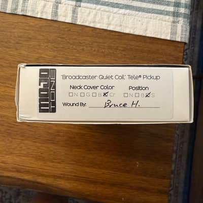 Mojotone Quiet Coil Broadcaster Tele Pickup Set Chrome image 2