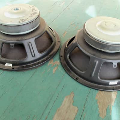 One Pair PYLE DRIVER 8 ohm 10" GUITAR SPEAKER MADE IN USA NOS image 3