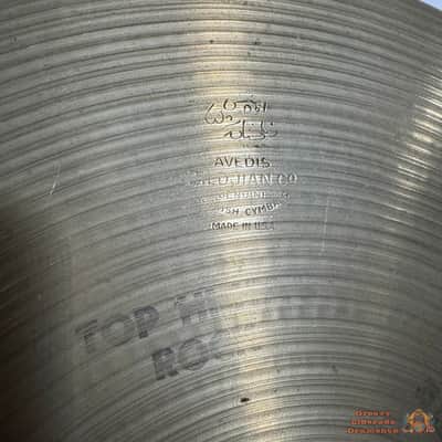Zildjian Avedis 14” Rock Hihat Cymbals (Hollow logo) image 4