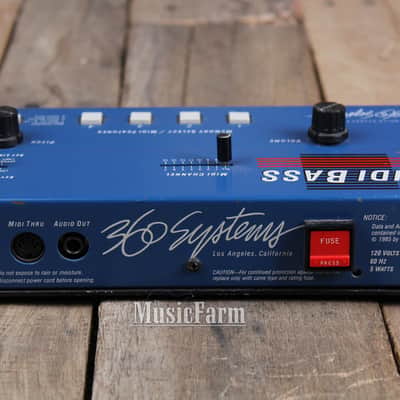 360 Systems Midi Bass Keyboard Guitar Synth Compact Sound Module Sound Sampler image 7