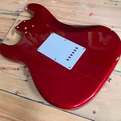 Squier Standard Stratocaster Guitar Body + Tremolo 2000 China Roadworn image 11