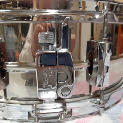 Pearl SensiTone Brushed Nickel 8 Lug 14"×5.5" Steel Snare Drum. image 3