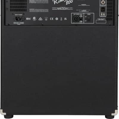 Fender Rumble 800 800-Watt 2x10" Bass Combo 2022 - Present - Black image 2