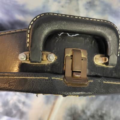 Vintage RARE 1962 Teisco Gen Gakki Audition Gold Foil Pickup Electric Guitar Pro Setup New Strings Original Soft Shell Case 1962 image 15