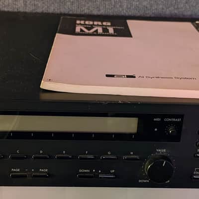 Korg M1R Rackmount Workstation Synthesizer 1990s - Black