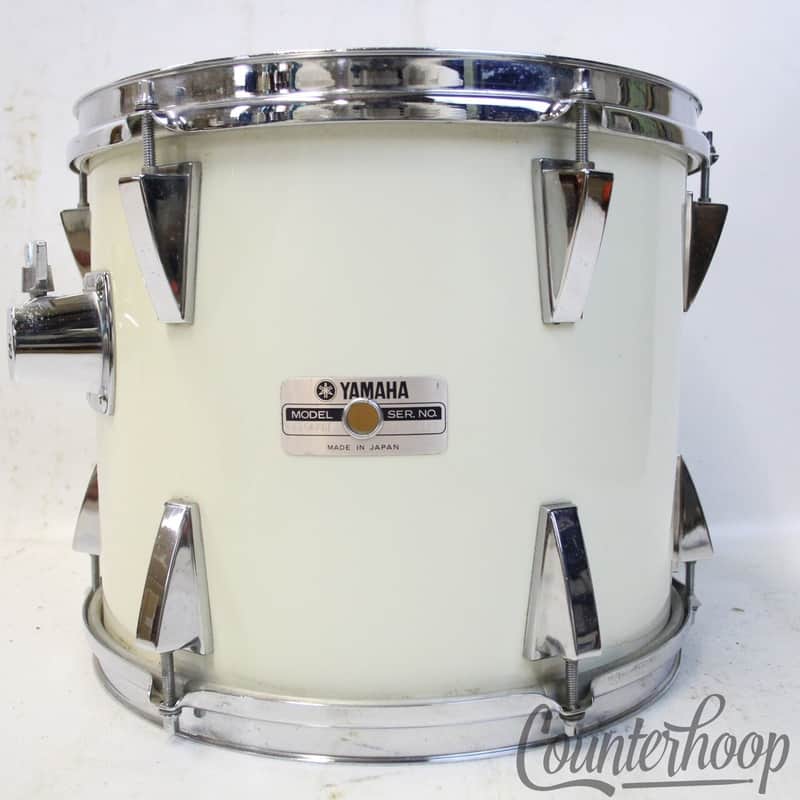 *Yamaha 12x10"5000 Series Stage Custom Tom Drum White Vintage 80s Made In Japan* image 1