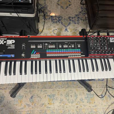 Roland JX-3P w/Dtronics DT-200 Programmer 61-Key Programmable Preset Polyphonic Synthesizer 1983 - 1985 - Black