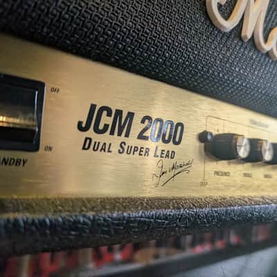 Marshall JCM 2000 DSL 100 Dual Super Lead 2-Channel 100-Watt Guitar Amp Head 2000s - Black image 3