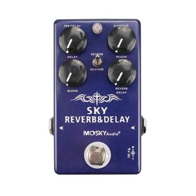 Mosky Audio Digital Delay & Reverb Guitar Effect Pedal 1300ms Delay