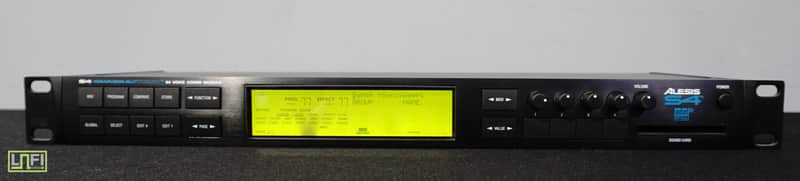 Alesis S4 Quadrasynth 90's Polyphonic 1U Rack Mount Synthesiser Sound Module image 1