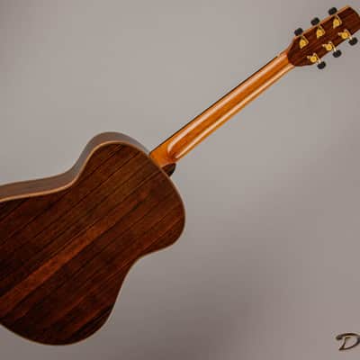 2007 Bashkin OM Placencia, Indian Ebony/Italian Spruce image 8