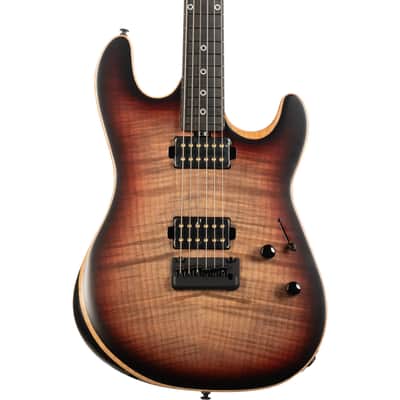 Ernie Ball Music Man Sabre Rabea Massaad HH Electric Guitar - Vileblood Burst image 1