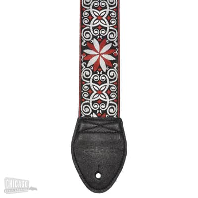 Souldier Guitar Strap - Dresden Star Red (Black Ends) image 2