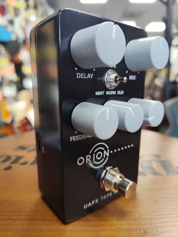 Universal Audio UAFX Orion Tape Echo Pedal 2023 - Black image 1