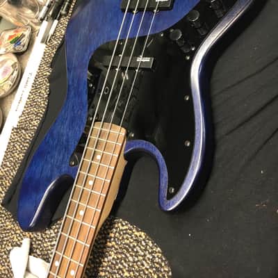 T.Davis Customs Muchaman J Bass 2017 Trans Blue image 3