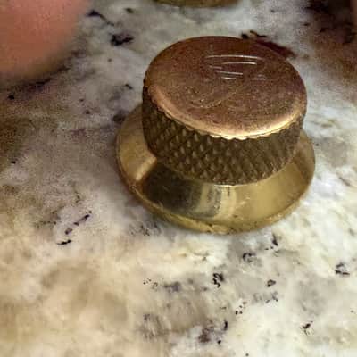 Fender The Strat Knobs Set 80s - Gold image 5