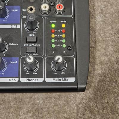 Wharfedale Pro Connect 502 Compact Mixer - 5-Channel Audio Control - Excellent w/ Original Box & Power Supply image 4