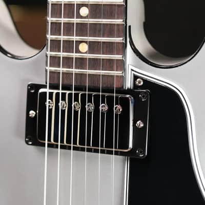 Gibson Custom Shop 1961 ES-335 Semi-Hollow Electric Guitar - Silver with Hardshell Case image 12