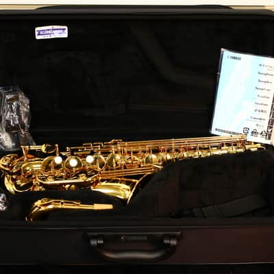Yamaha YAS-480 Intermediate Alto Saxophone - Lacquered Brass image 3