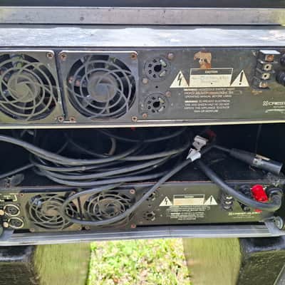 PA system portable EV SX200 tops, EV TL606 subs, Crest 7001 amps, DBX crossover Electrovoice 1990's image 5
