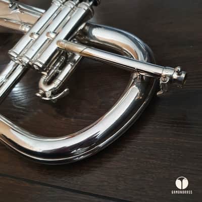 One Piece Bell Couesnon Monopole Conservatoire flugelhorn, case | Gamonbrass Bild 14