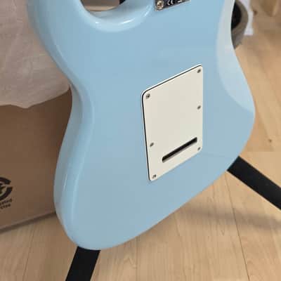 Fender Player Stratocaster Special Edition BRAND NEW FSR Sonic Blue with Roasted Maple Neck MIM Mexico Special Edition Run Strat Electric Guitar image 15