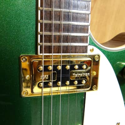 2006 Gretsch Elliot Easton G5570 Electromatic in Cadillac Green Sparkle with Gator hard shell case. image 3