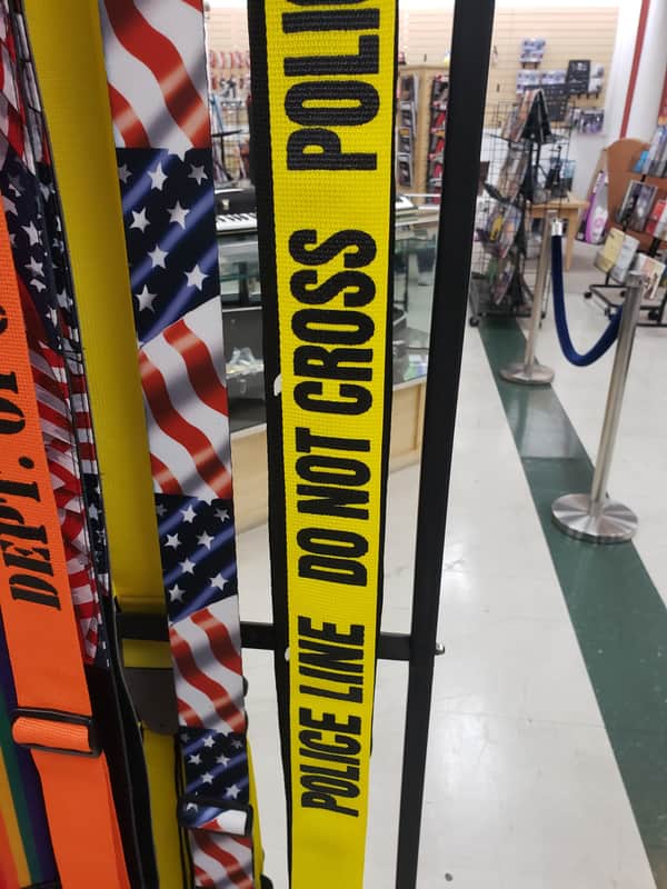 LM Products"Caution Tape"Guitar Strap image 1