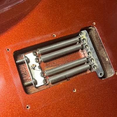 ULTRA RARE 1978 Greco ORDER MADE (Fretboard BINDING, 12" Radius Fretboard = GIBSON FEEL, Chunky D-Shape Neck) SE-600 Super Sounds (Burgundy Mist / Candy Apple Red Metallic + Matching Headstock) ... Maxon Excel PU-100 CLONE pickups + ORIGINAL HARD CASE image 18