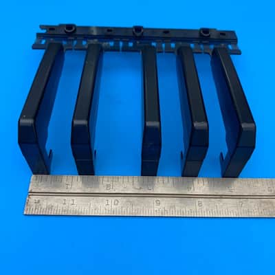 YAMAHA EZ-220 Keyboard Replacement Used Part: Black Keys [Sharp-Flat] 5-Key Set image 6