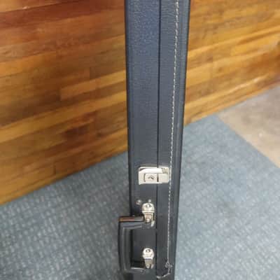 Vintage 1970s 1980s Gibson Ibanez Greco Epiphone Asymmetrical Offset Body Case Fits 45 X16 X 2.5  Models Korina Explorer Greco Explorer Hammer Standard Fits Many Models Brown Fuzzy Lining Rare Well Made image 12