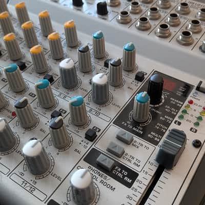 Behringer Eurorack UB1202FX 12-Input 2-Bus Mic / Line Mixer 2000s - Silver image 2