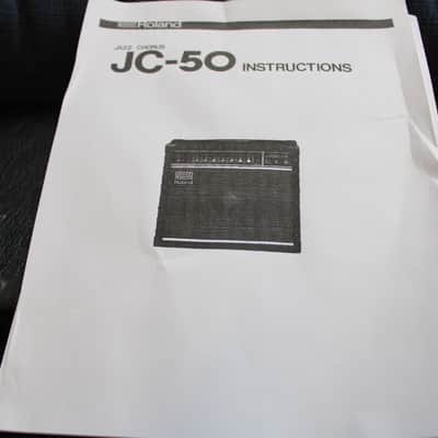 Roland JC-50 Jazz Chorus 50-Watt 1x12" Guitar Combo 1978 - 1995 - Black image 5